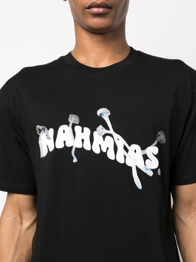 Black Logo Print T-shirt