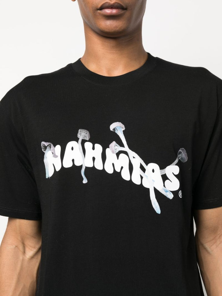 Black Logo Print T-shirt