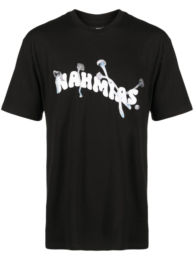 Black Logo Print T-shirt