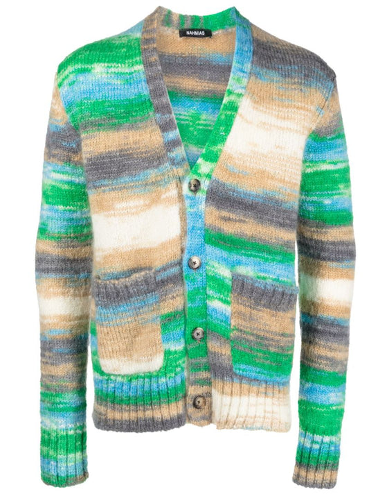 Blue Knitted Sunset Cardigan