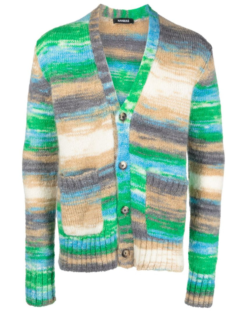 Blue Knitted Sunset Cardigan
