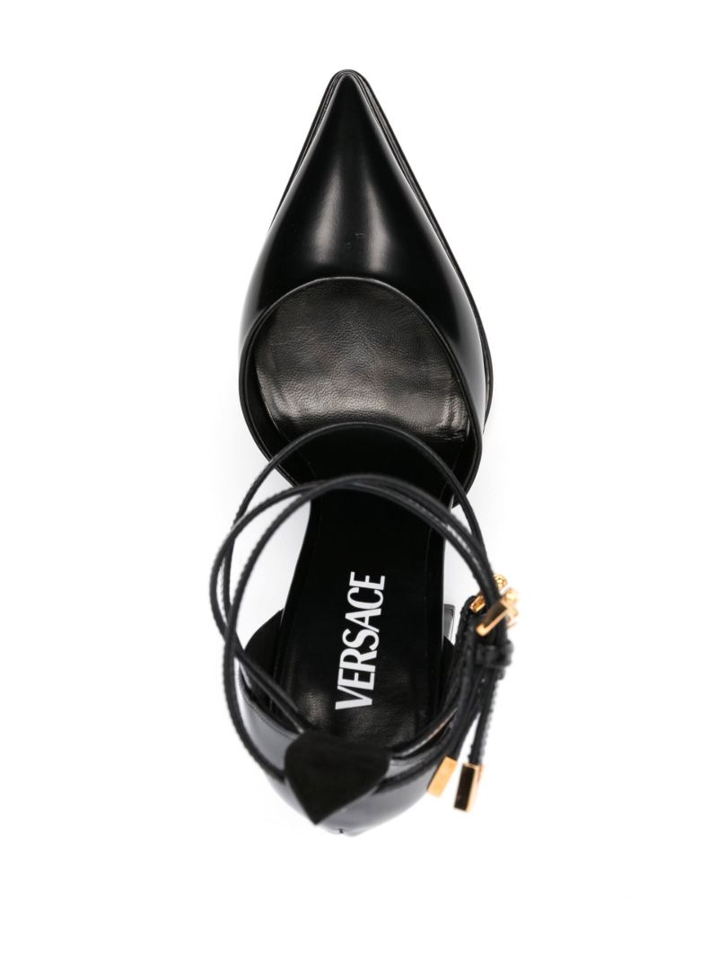 Black Aevitas 160 Platform Leather  Pumps