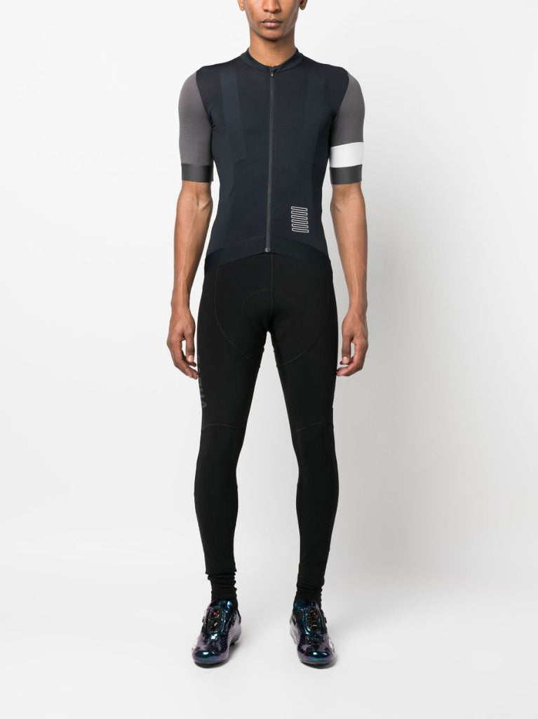 Black Pro Team Cycling Jersey Top