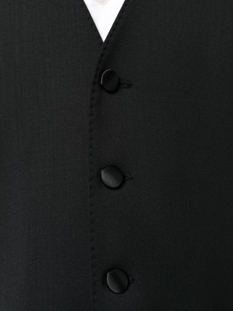 Black Three-piece Wool Suit