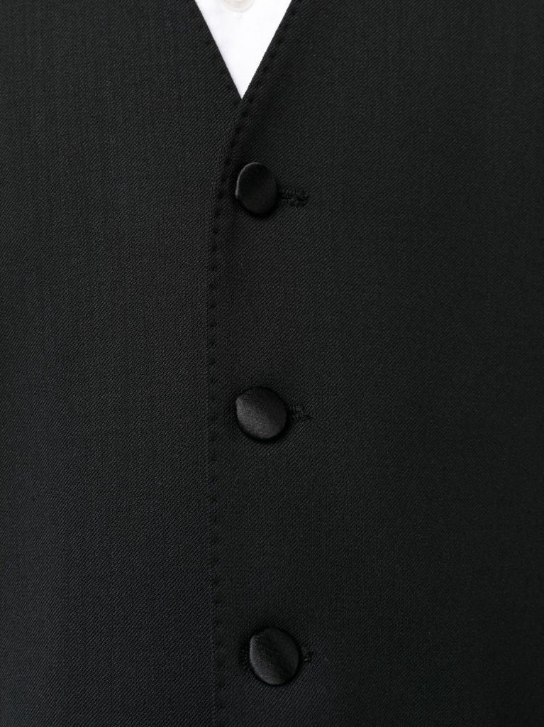 Black Three-piece Wool Suit