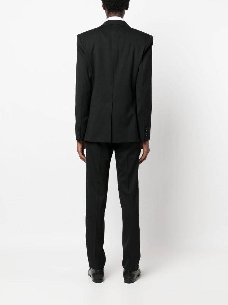 Black Three-piece Wool Suit