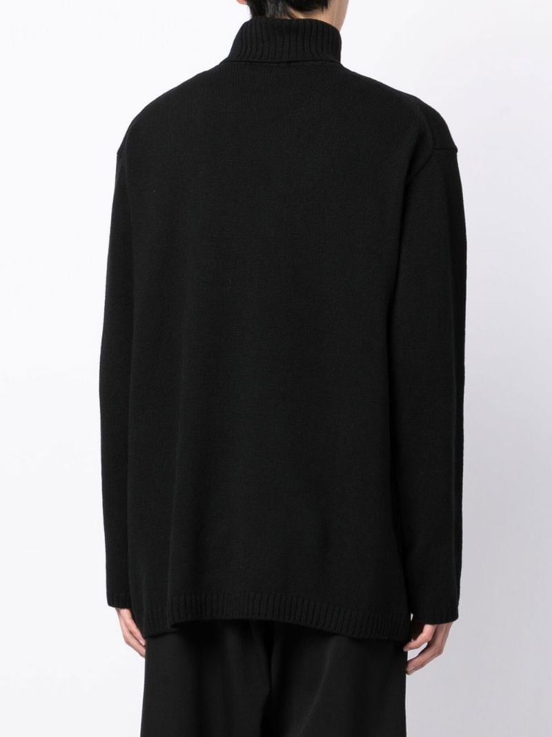 Floral Intarsia-knit Wool Sweater