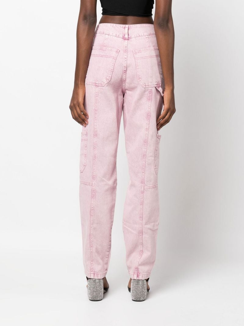 Pink Orenda Straight Leg Jeans