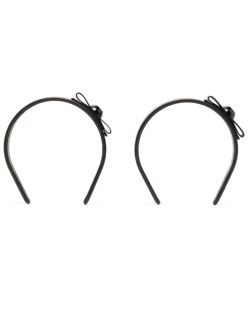 Black Vara Bow Handband