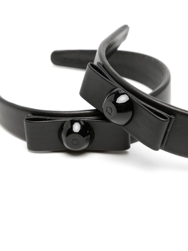 Black Vara Bow Handband