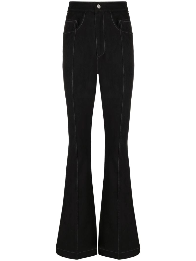 Black Renee Bootcut Trousers