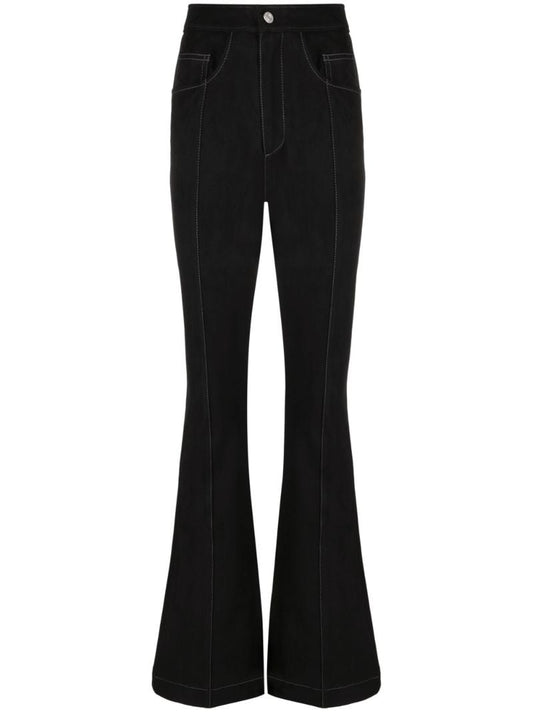 Black Renee Bootcut Trousers