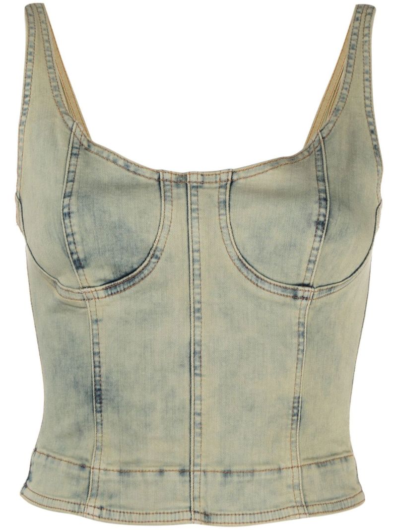 Blue Harley Denim Top