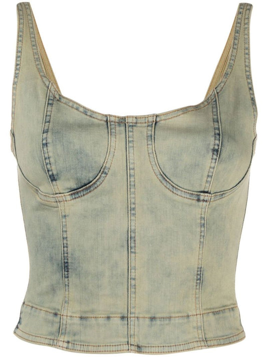 Blue Harley Denim Top