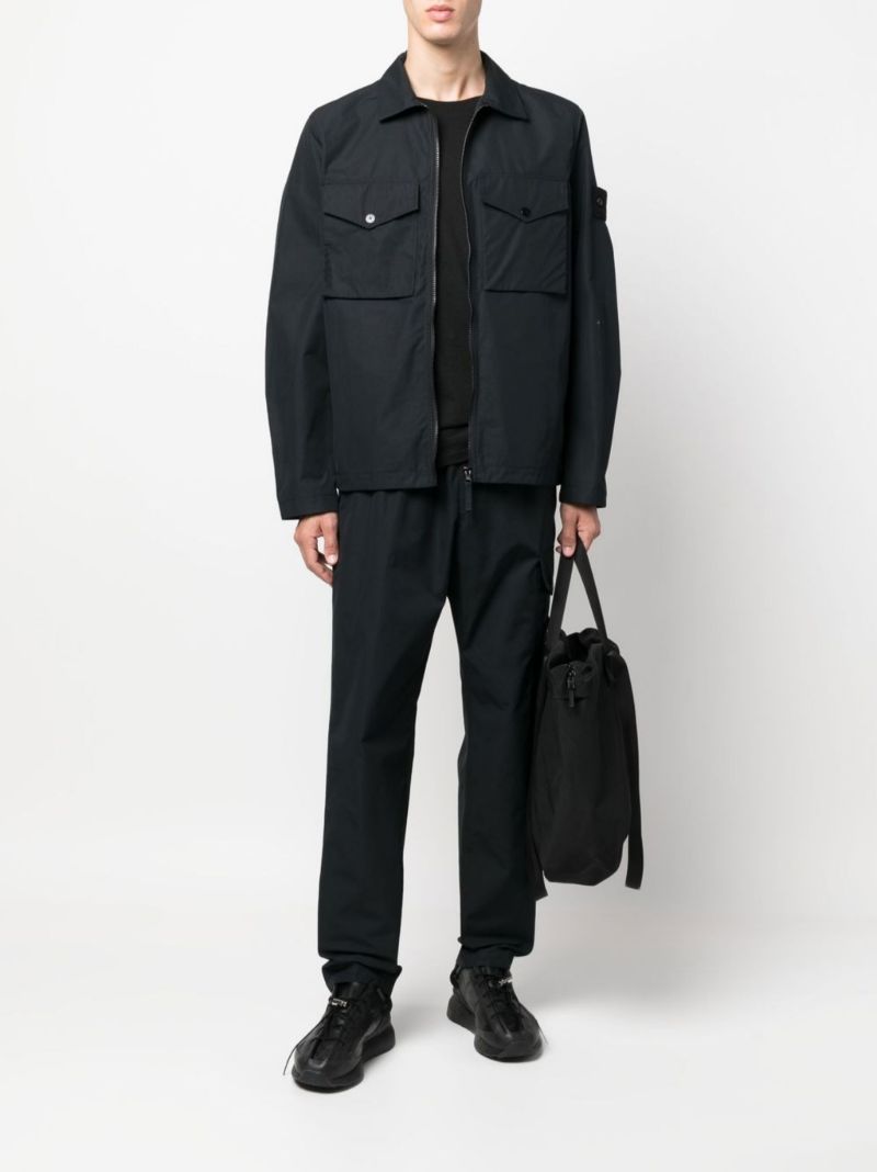 Black Ghost Piece Shirt Jacket