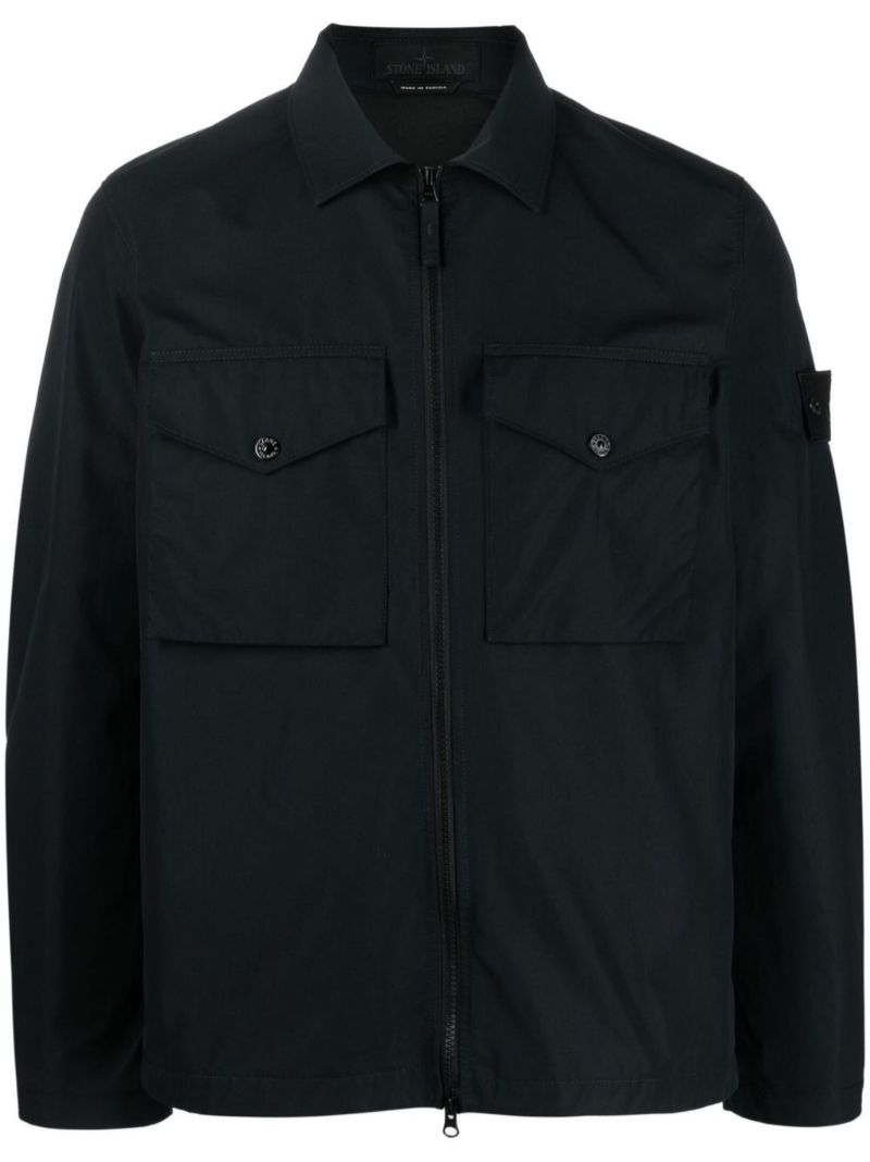 Black Ghost Piece Shirt Jacket