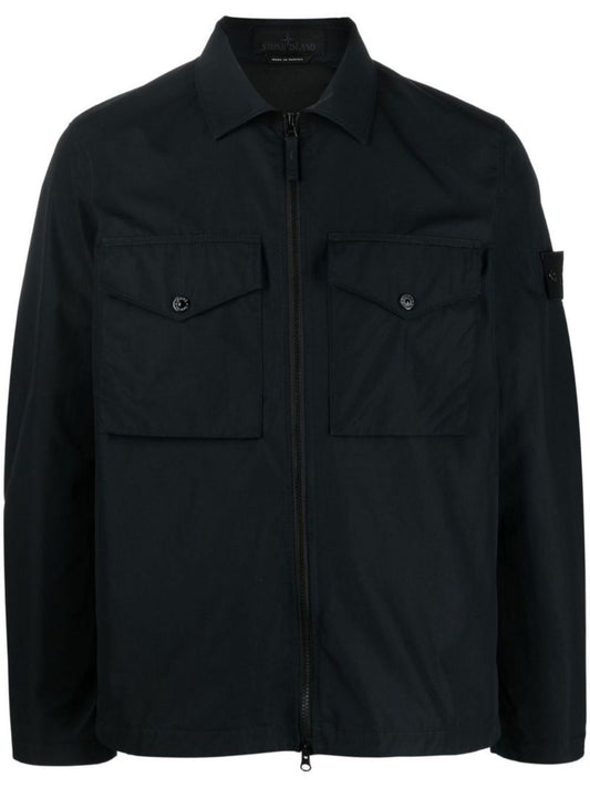 Black Ghost Piece Shirt Jacket
