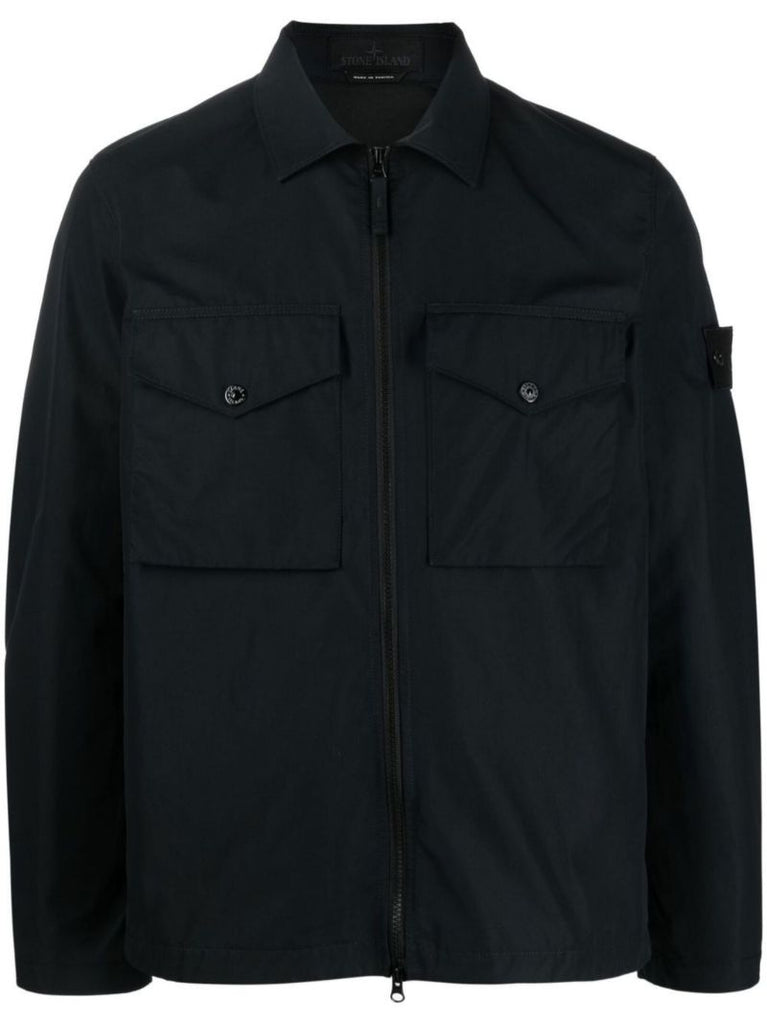 Black Ghost Piece Shirt Jacket