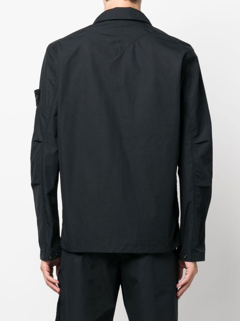 Black Ghost Piece Shirt Jacket