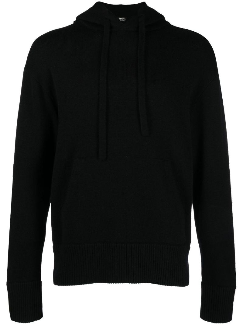 Black Oasi Cashmere Hoodie