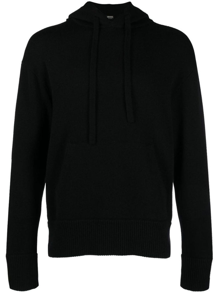 Black Oasi Cashmere Hoodie