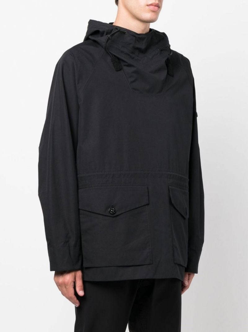Black Ghost Piece Hooded Jacket