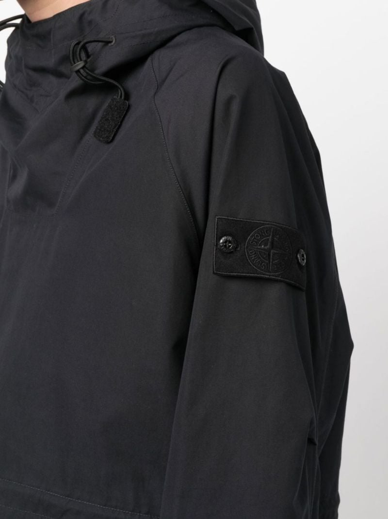 Black Ghost Piece Hooded Jacket