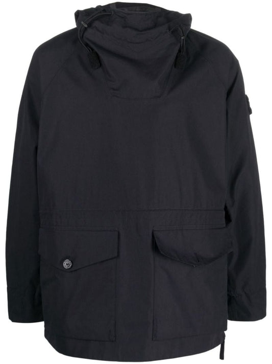 Black Ghost Piece Hooded Jacket