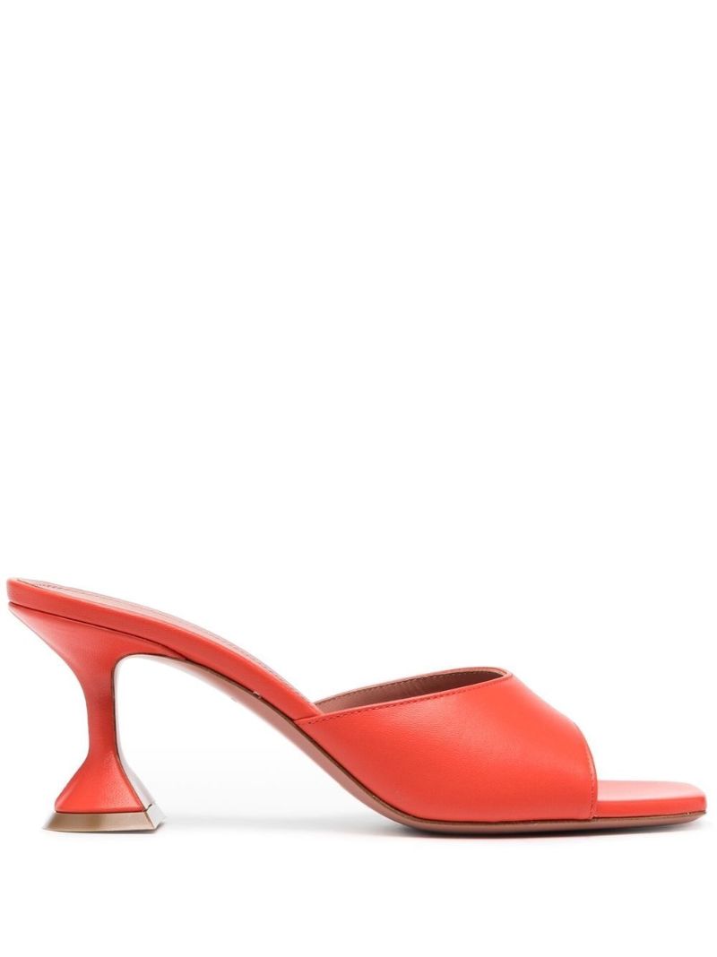 Orange Lupita Slipper 70 Leather Mules