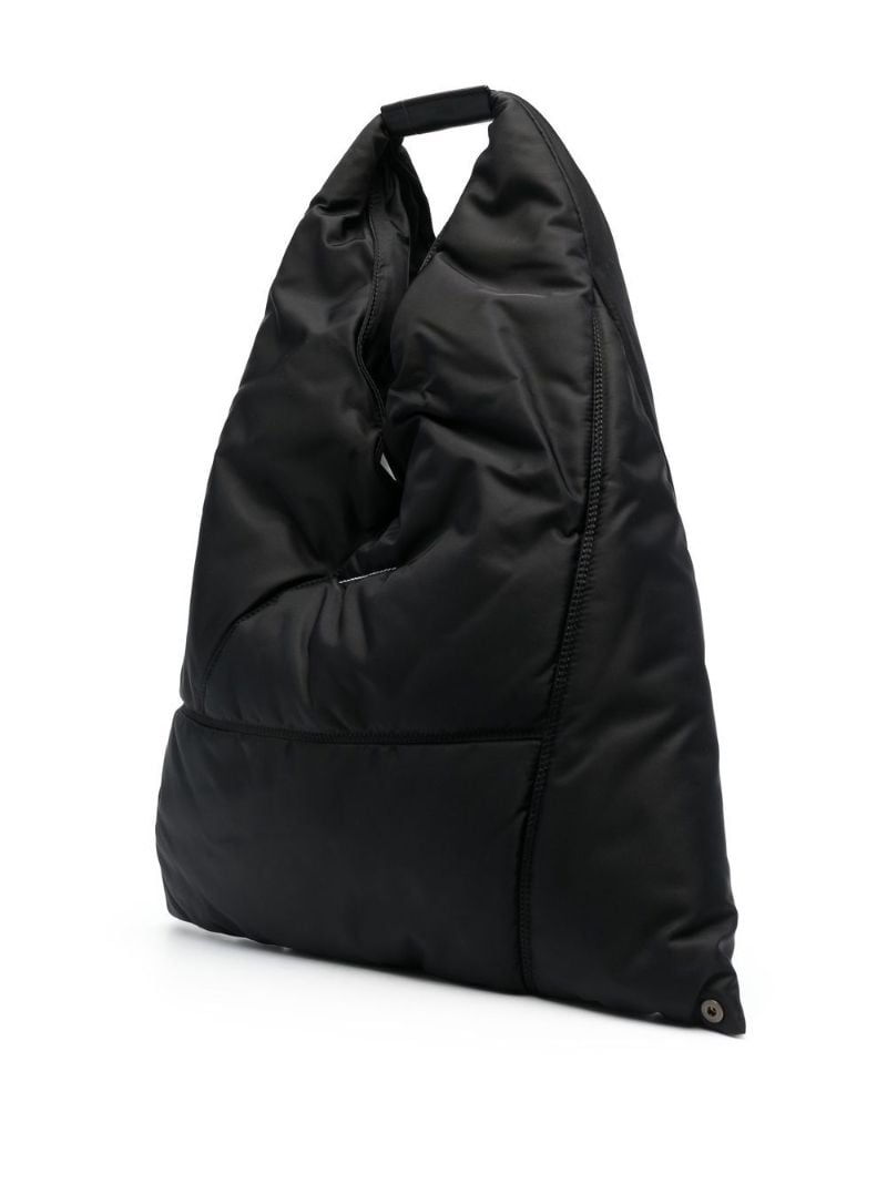 Black Japanese Padded Tote Bag