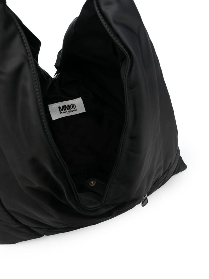 Black Japanese Padded Tote Bag