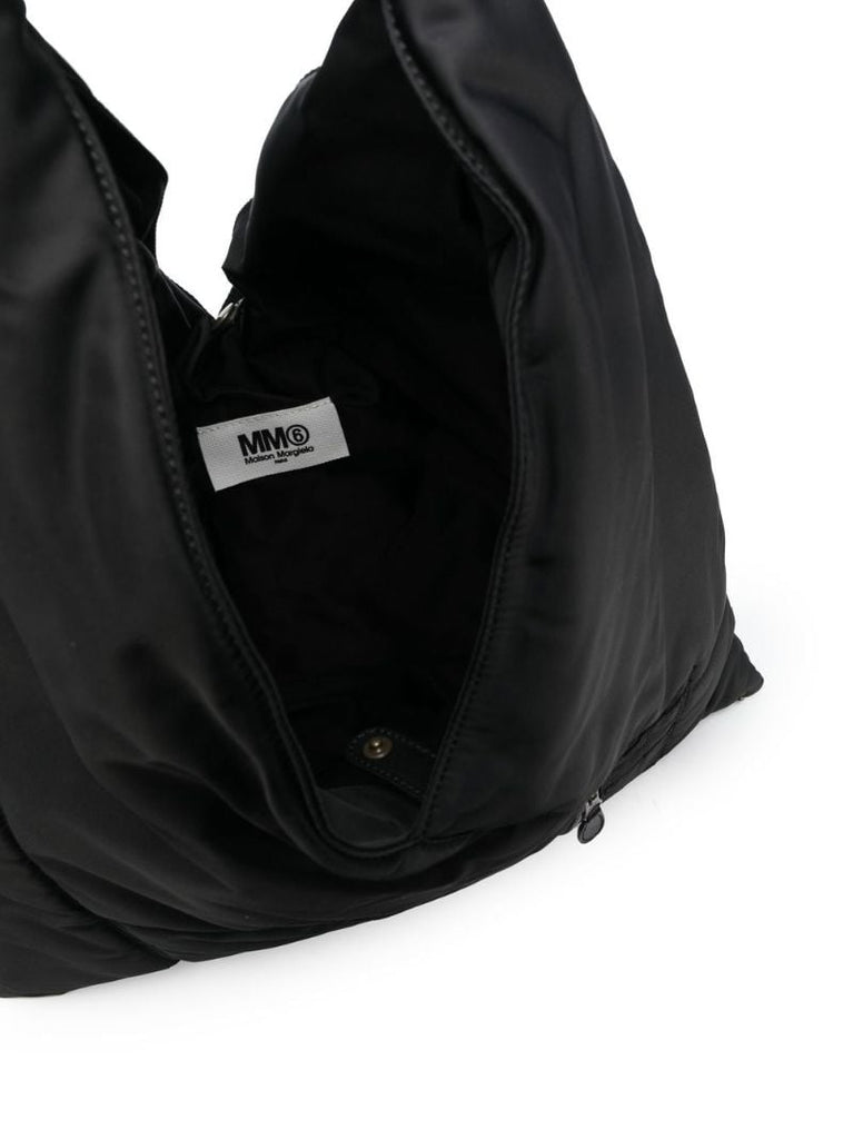 Black Japanese Padded Tote Bag