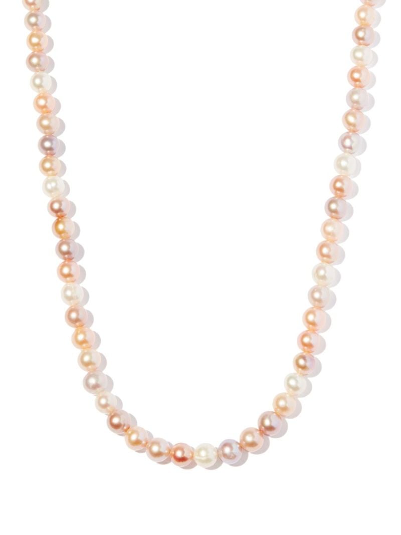 Sterling Silver Gradient Pearl Necklace