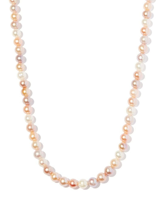 Sterling Silver Gradient Pearl Necklace