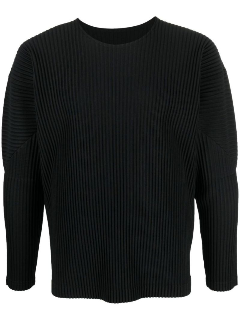 Black Basics PlissÃ_x0083_Â© T-shirt