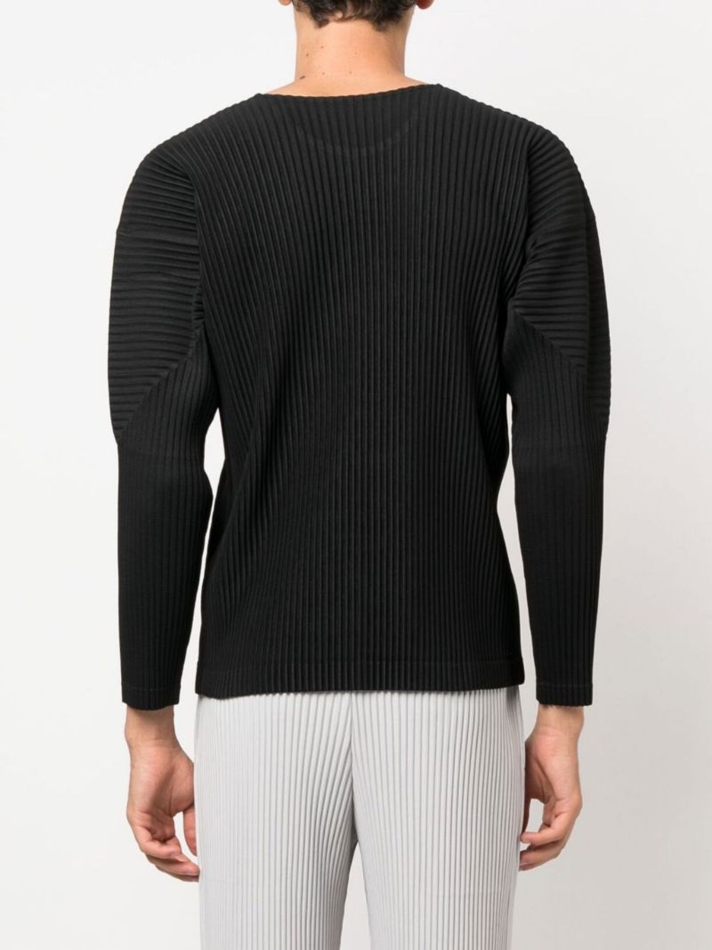 Black Basics PlissÃ_x0083_Â© T-shirt