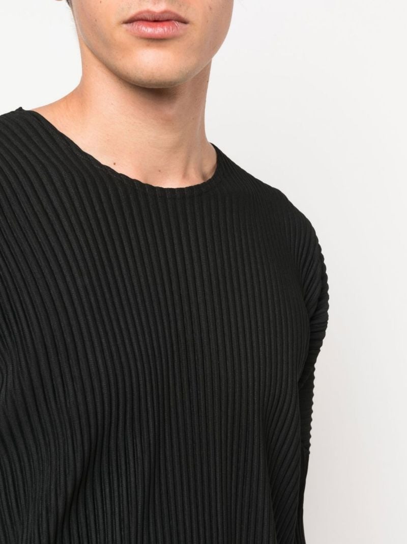 Black Basics PlissÃ_x0083_Â© T-shirt