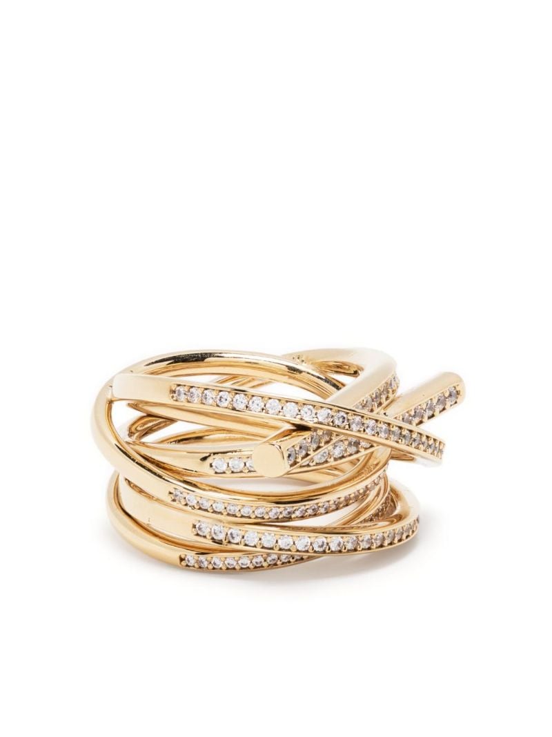 Gold Vermeil Crystal Ring