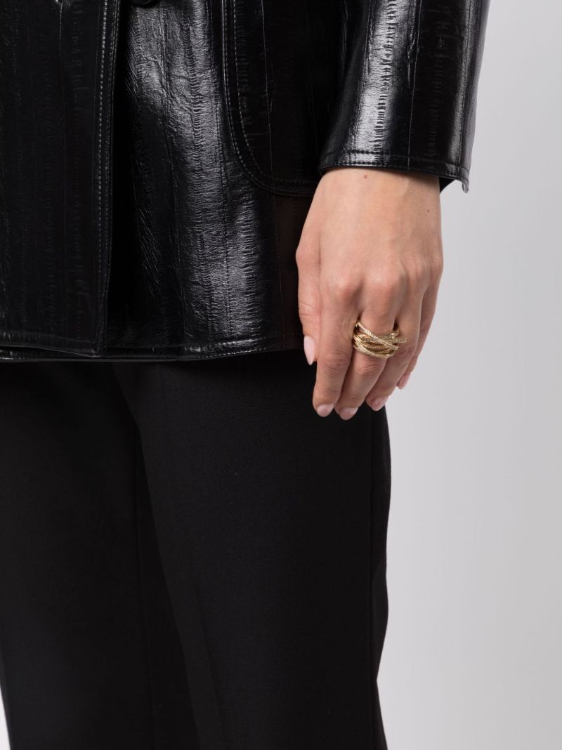 Gold Vermeil Crystal Ring