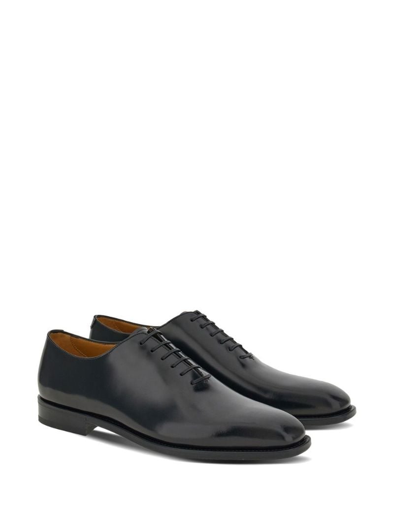 Black Leather Oxford Shoes