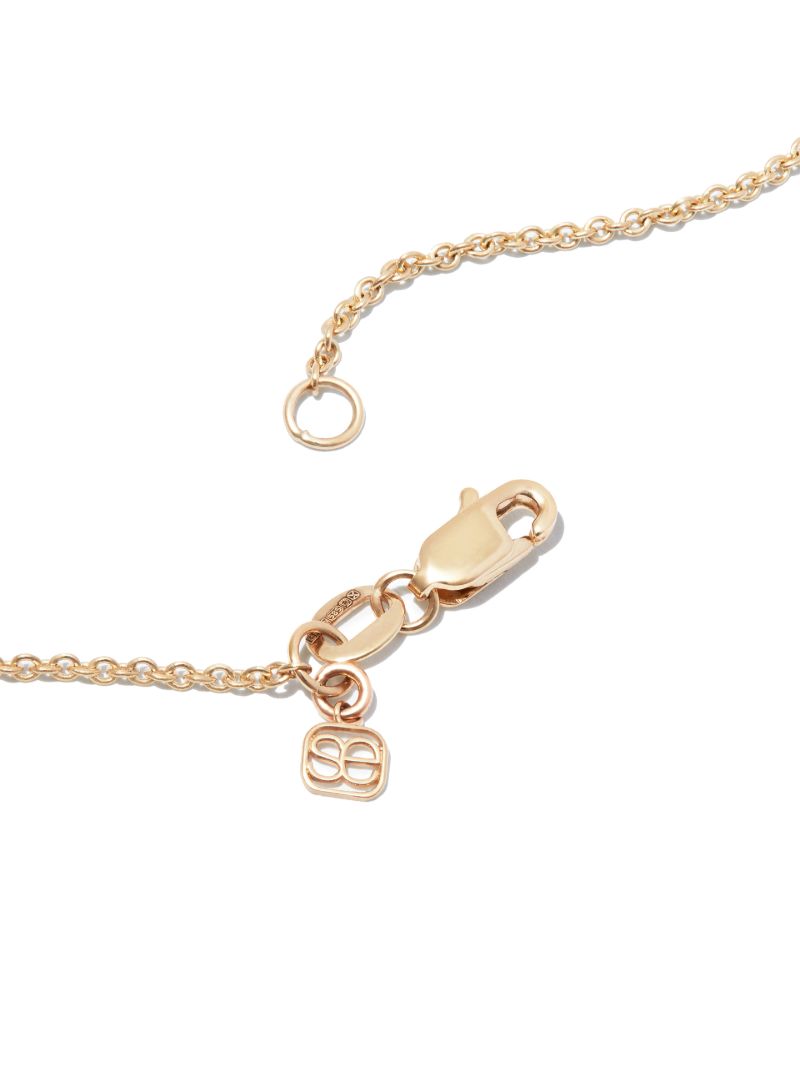 14k Yellow Gold Cocktail Heart Diamond Necklace