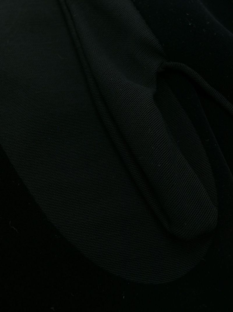 X Wolford Black Flock Shaping Gloves