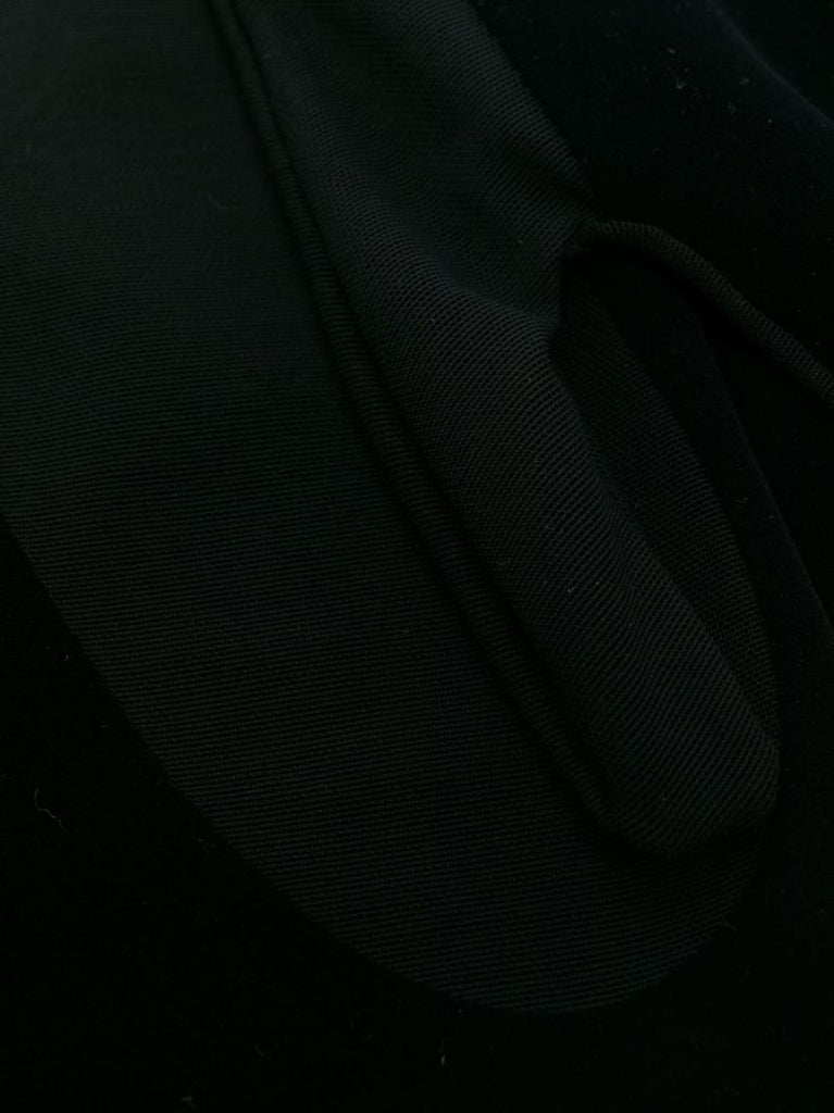 X Wolford Black Flock Shaping Gloves