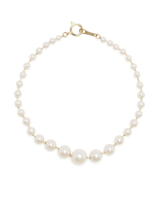 14k Yellow Gold Sea of Beauty Pearl Bracelet