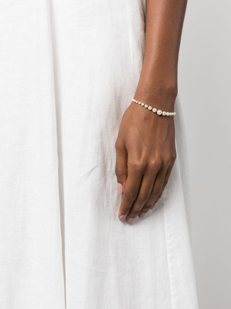 14k Yellow Gold Sea of Beauty Pearl Bracelet