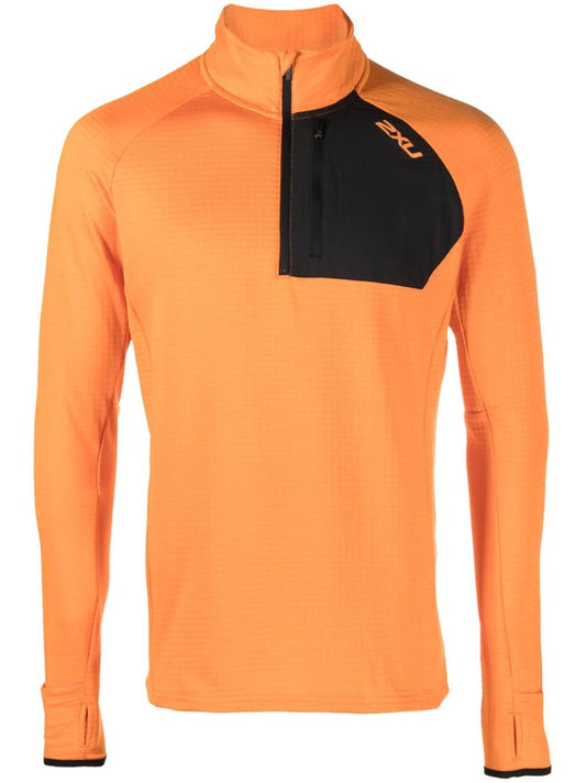 Orange Ignition Quarter-zip Top