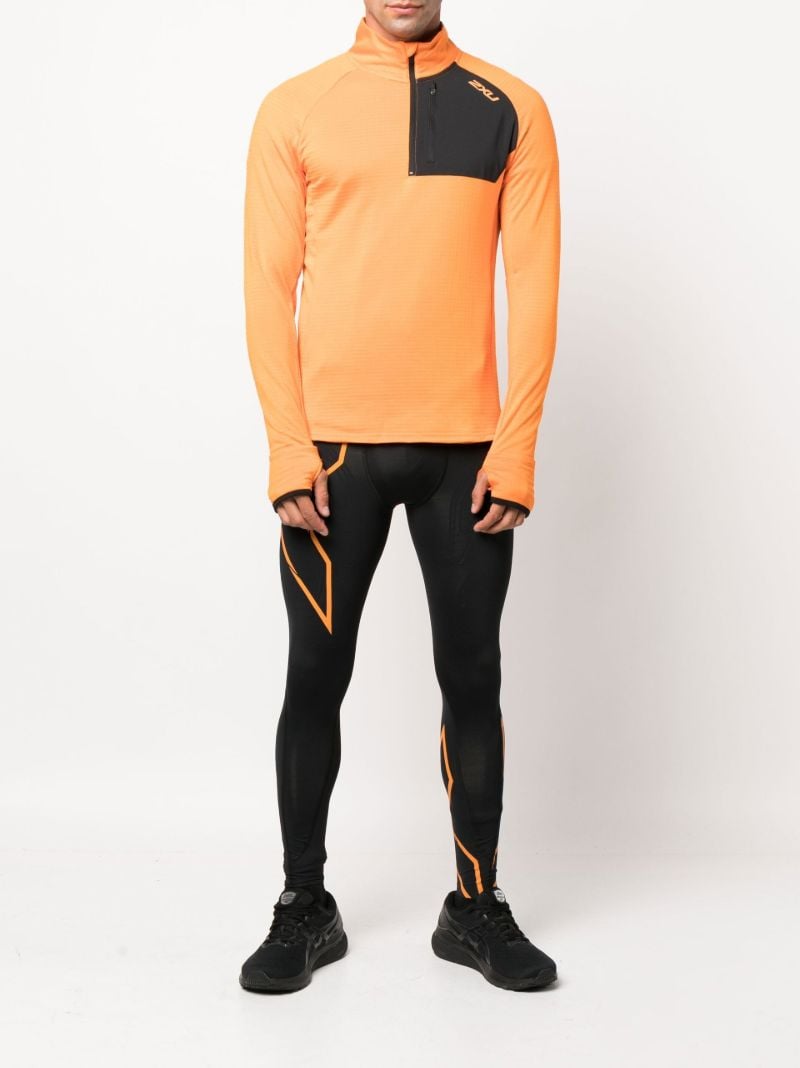 Orange Ignition Quarter-zip Top