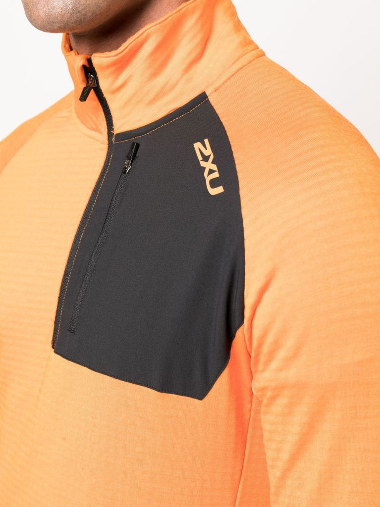 Orange Ignition Quarter-zip Top