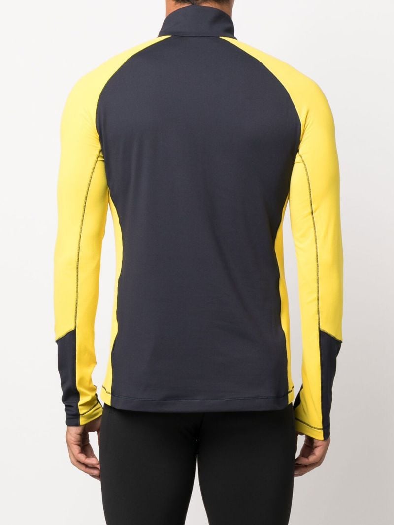 Blue Seoul Midlayer Half-zip Sweater