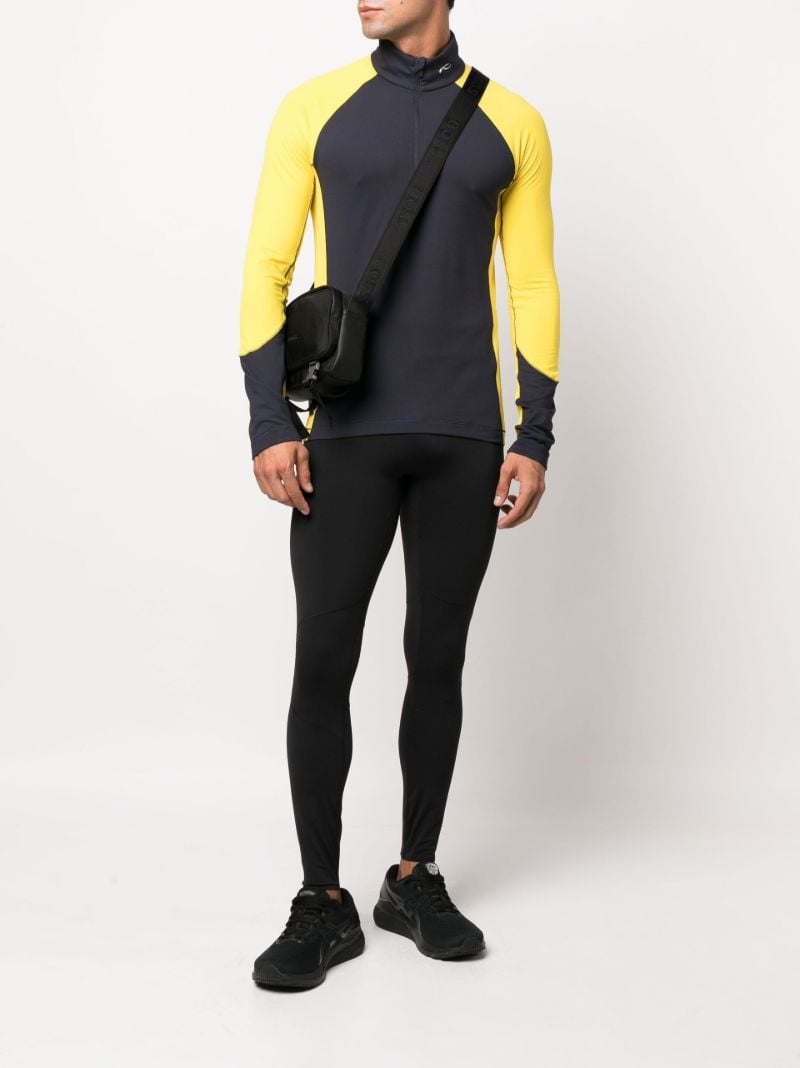 Blue Seoul Midlayer Half-zip Sweater